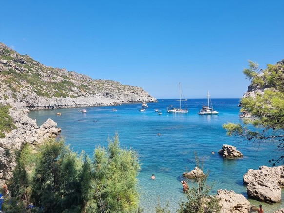 Der «Anthony Quinn Bay» auf Rhodos.
