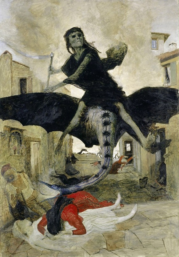 Arnold Böckin, «Die Pest», 1898, Kunstmuseum Basel