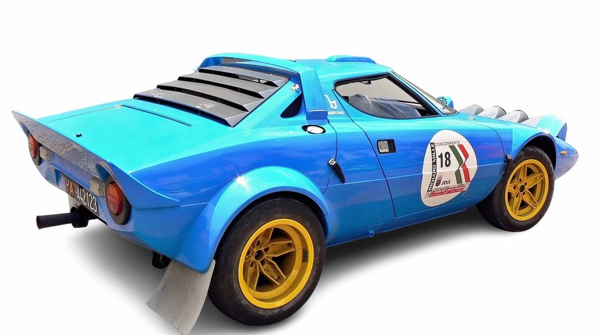 Lancia Stratos HF - Rally Fahrzeug In den 70er Jahren beherrschte er die Rennstrecken der Rallys LicenseRM 20678573 Copyright: xZoonar.com/insideportugalx 20678573