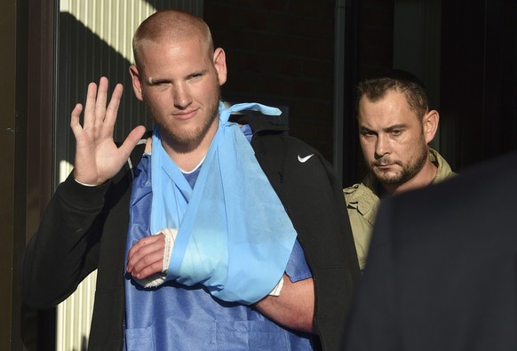 Spencer Stone im August in Frankreich: Der Mann wurde jetzt in Kalifornien mit einem Messer verletzt.