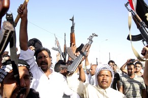 Viele Schiiten meldeten sich freiwillig, um gegen die sunnitische ISIS anzutreten.