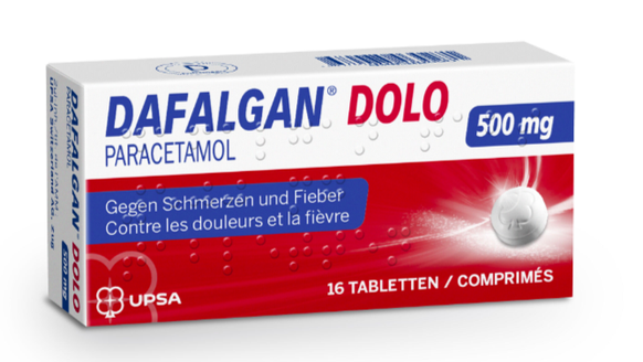 Dafalgan Dolo neue Verpackung