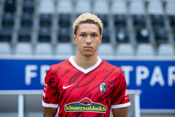 Nishan Burkart (SC Freiburg, 45), GER, SC Freiburg, 29.07.2021, Media Day Fussball Bundesliga, Spielzeit 2021/2022 DFL REGULATIONS PROHIBIT ANY USE OF PHOTOGRAPHS AS IMAGE SEQUENCES AND/OR uerthQUASI- ...