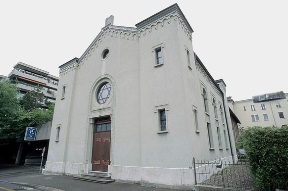 Wurde geschändet: Die Synagoge der Jüdische Gemeinde Biel.