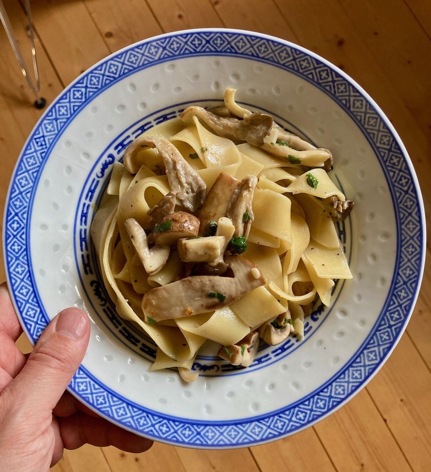 Pasta con funghi vari kochen essen food italien italinisches essen cucina italiana pilz