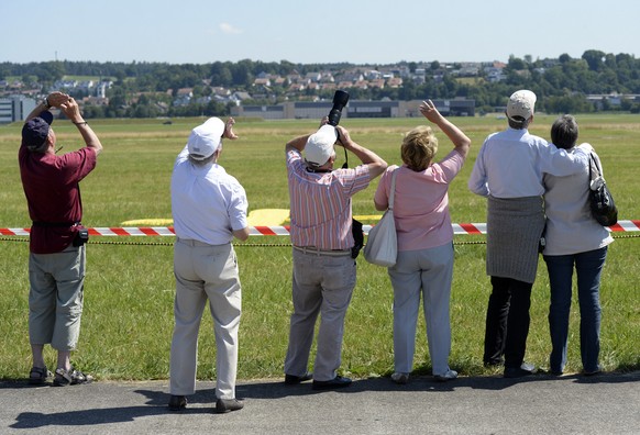 Weiterhin möglich am Flugplatz Dübendorf – Planespotting.