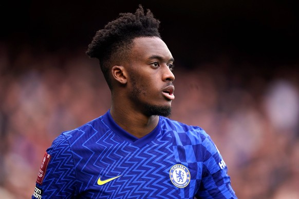Callum Hudson-Odoi file photo File photo dated 05-02-2022 of Chelsea s Callum Hudson-Odoi, who will miss Chelsea s Premier League clash with Brentford on Saturday. Picture date: Saturday February 5, 2022. Issue date: Friday April 1, 2022. FILE PHOTO EDITORIAL USE ONLY No use with unauthorised audio, video, data, fixture lists, club/league logos or live services. Online in-match use limited to 120 images, no video emulation. No use in betting, games or single club/league/player publica... PUBLICATIONxNOTxINxUKxIRL Copyright: xAdamxDavyx 66159402 