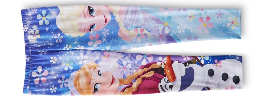 Sie liebt sie, wir weniger – Frozen-Leggins