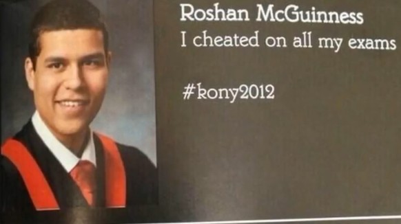 «Ich habe bei all meinen Prüfungen geschummelt.»