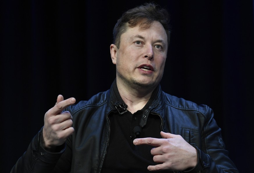 FILE -Tesla and SpaceX Chief Executive Officer Elon Musk speaks at the SATELLITE Conference and Exhibition in Washington, Monday, March 9, 2020. Musk has purchased a 9.2% stake in Twitter, approximate ...