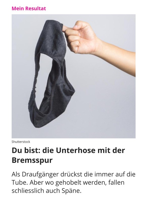 Was du schon immer wissen wolltest: Welche Hose bist du?\nErm... naja ð¤·ð»ââï¸ððð