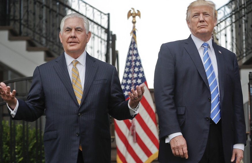 Tillerson über Trump: «Ich sagte ihm, das kann man nicht machen, es verletzt das Gesetz»