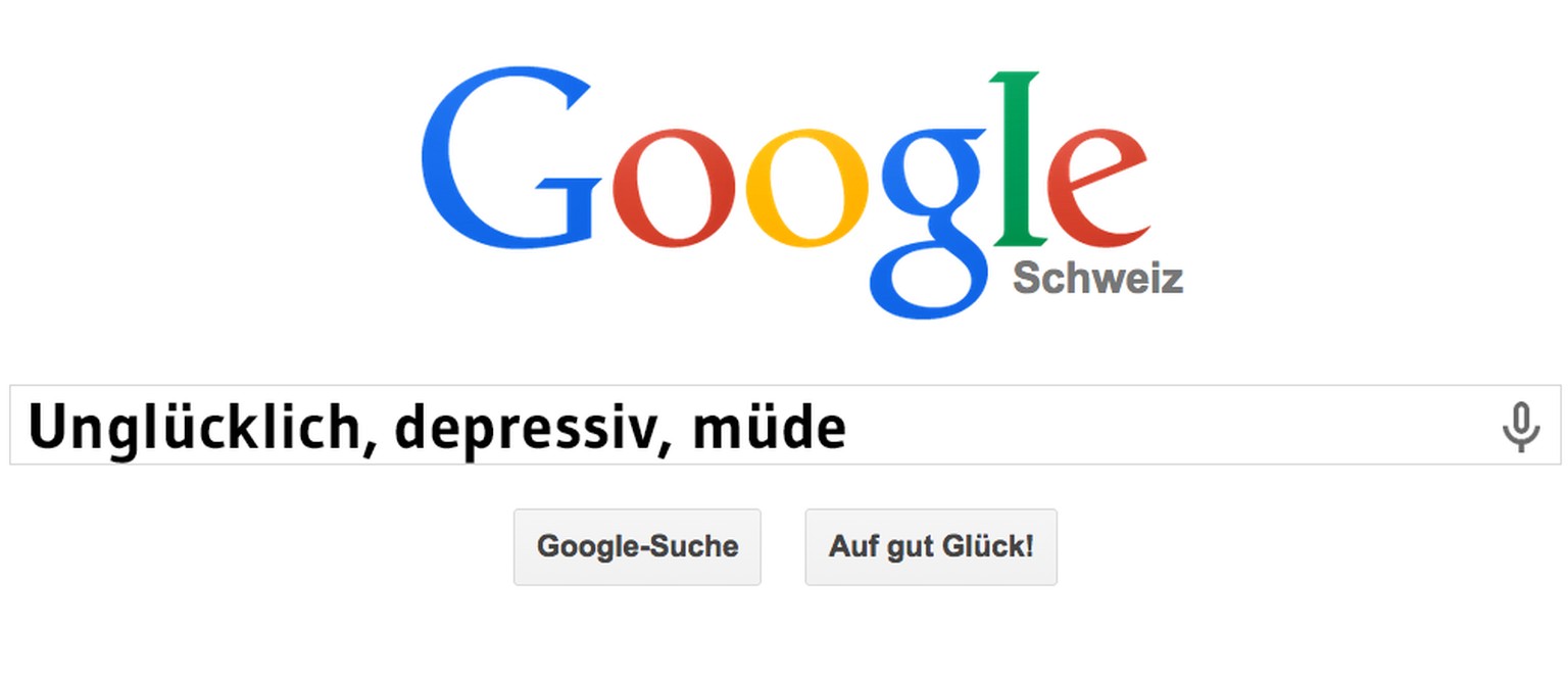 Google, wie fühlen wir uns?