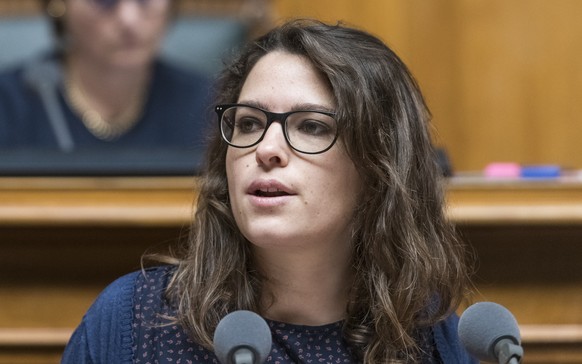 Mattea Meyer, SP-ZH, spricht zur Grossen Kammer an der Wintersession der Eidgenoessischen Raete, am Mittwoch, 28. November 2018 im Nationalrat in Bern. (KEYSTONE/Alessandro della Valle)