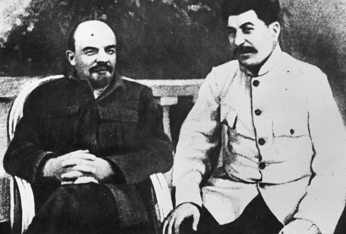 Lénine était déjà en mauvaise santé lorsque l'URSS a été formée et il est mort d'un accident vasculaire cérébral un peu plus d'un an plus tard. (AP Photo, archive)