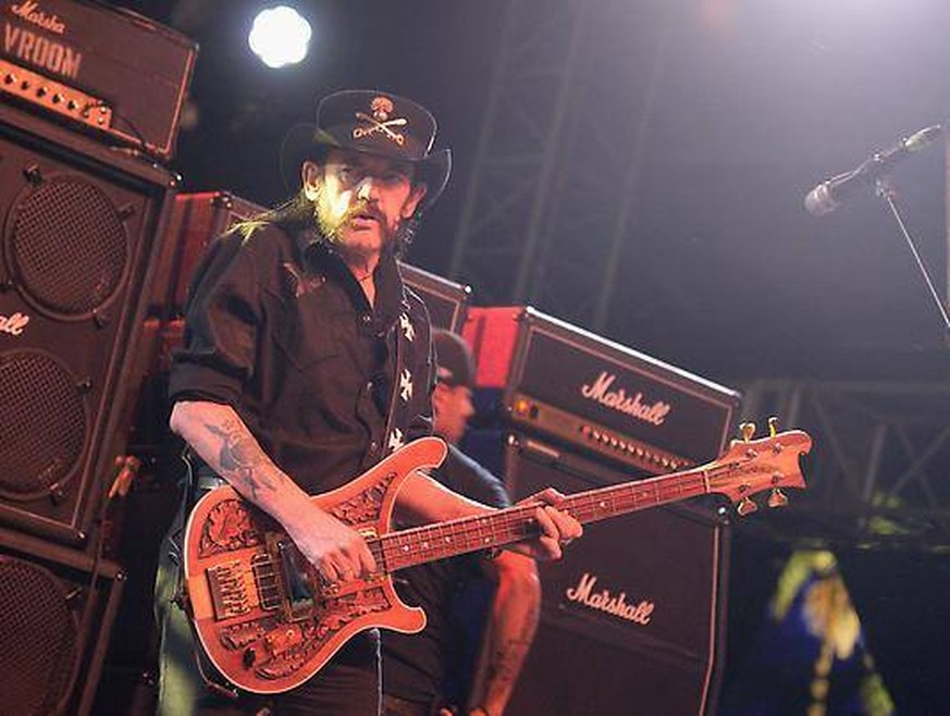 Lemmy Kilmister am Coachella Festival.&nbsp;