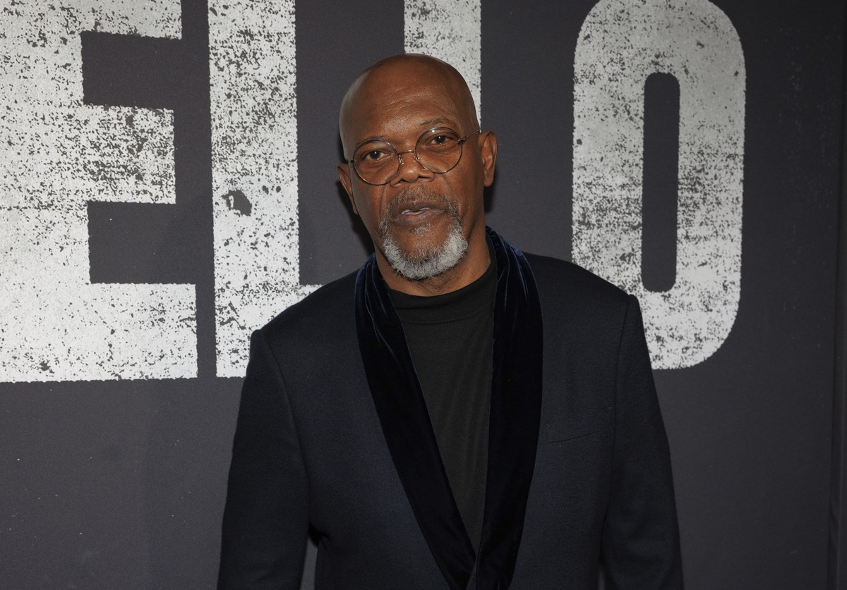 Samuel L. Jackson attends the Broadway opening night of William Shakespeare's "Othello" at the Barrymore Theatre on Sunday, March 23, 2025, in New York. (Photo by CJ Rivera/Invision/AP) ...