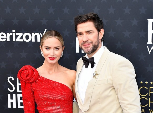 29th Annual Critics Choice Awards - Arrivals Emily Blunt and John Krasinski attends the 29th Annual Critics Choice Awards at Barker Hangar on January 14, 2024 in Santa Monica, California. Photo: C Fla ...