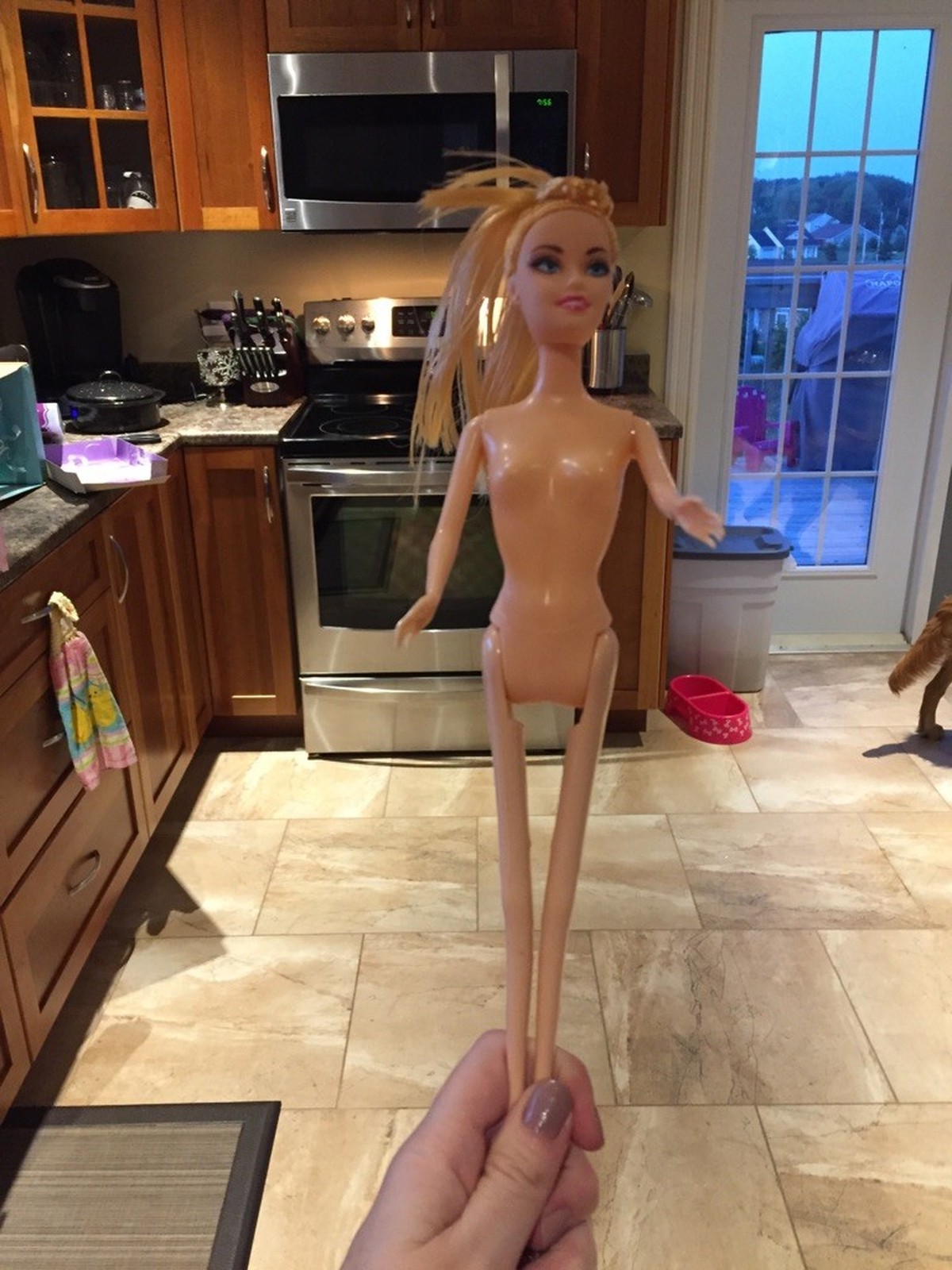 Dinge, die dich töten. Barbie mit Steckenbeinen.