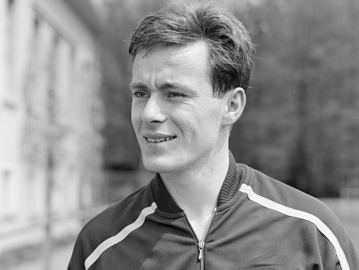 Jakob "Koebi" Kuhn, Fussballspieler beim FC Zuerich, aufgenommen am 28. April 1964. (KEYSTONE/Str)