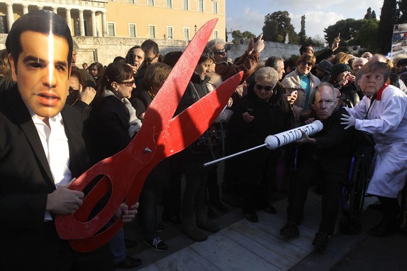 Anti-EU-Demonstrationen in Griechenland.