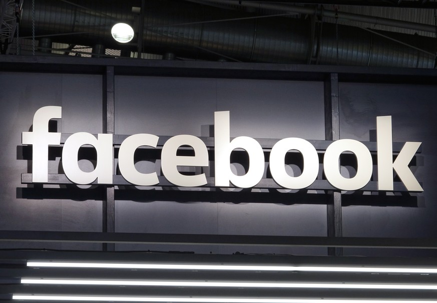 epa07054951 (FILE) - The signage of Facebook illuminated at company stand during the 2nd press preview day of the International Motor Show IAA in Frankfurt Main, Germany, 12 September 2017 (reissued 2 ...