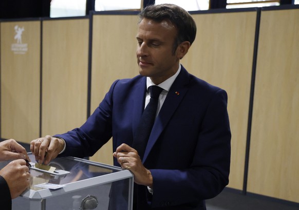Präsident Macron wird in seiner zweiten Amtszeit auf Gegenwind stossen.