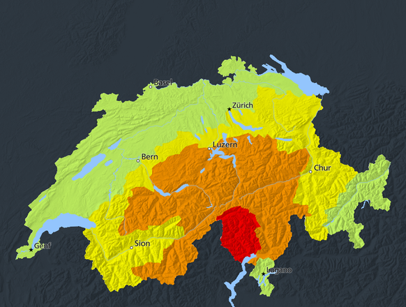 Schneegefahr Schweiz 14.3.26