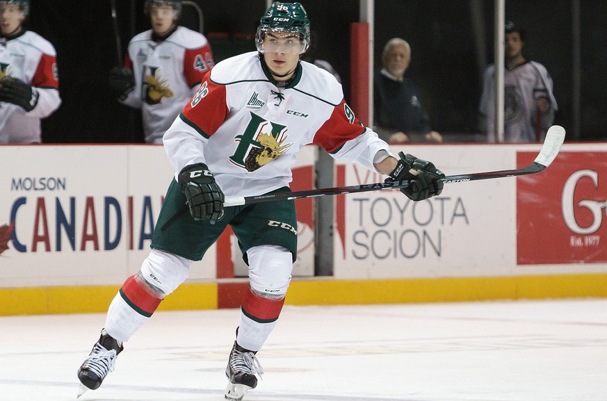 Für die Halifax Mooseheads hat Timo Meier in der abgelaufenen Saison in&nbsp;75 Partien 54 Tore und 57 Assists gebucht.