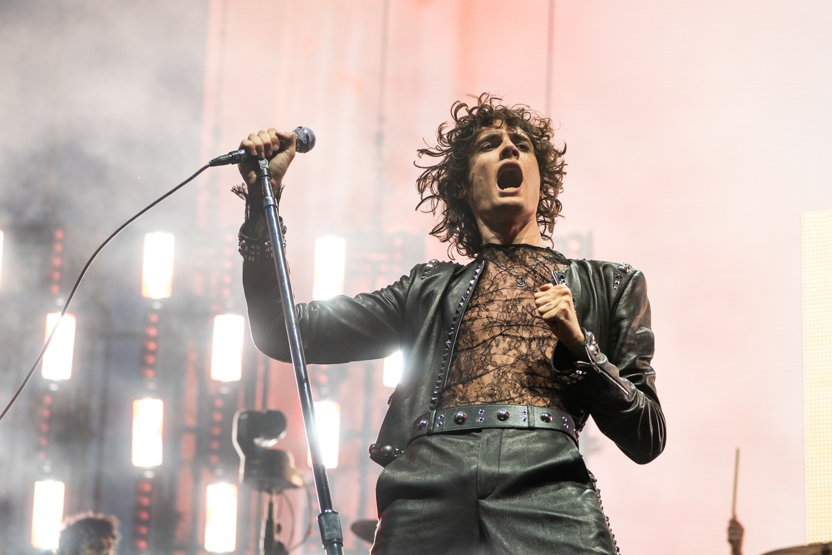 Sombr performs during the first weekend of Coachella Valley Music and Arts Festival on Saturday, April 11, 2026, in Indio, Calif. (Photo by Amy Harris/Invision/AP)
Sombr