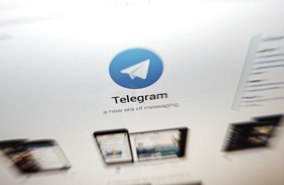 FILE - In this Thursday, June 13, 2019, file photo, the website of the Telegram messaging app is seen on a computer&#039;s screen in Beijing. German authorities have launched proceedings against Teleg ...