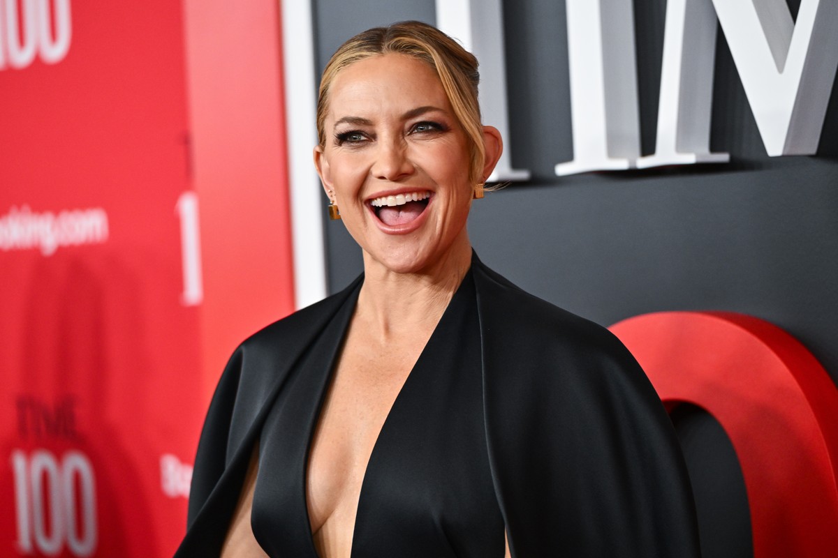 Kate Hudson attends the Time100 Gala, celebrating the 100 most influential people in the world, at Frederick P. Rose Hall, Jazz at Lincoln Center on Thursday, April 23, 2026, in New York. (Photo by Ev ...
