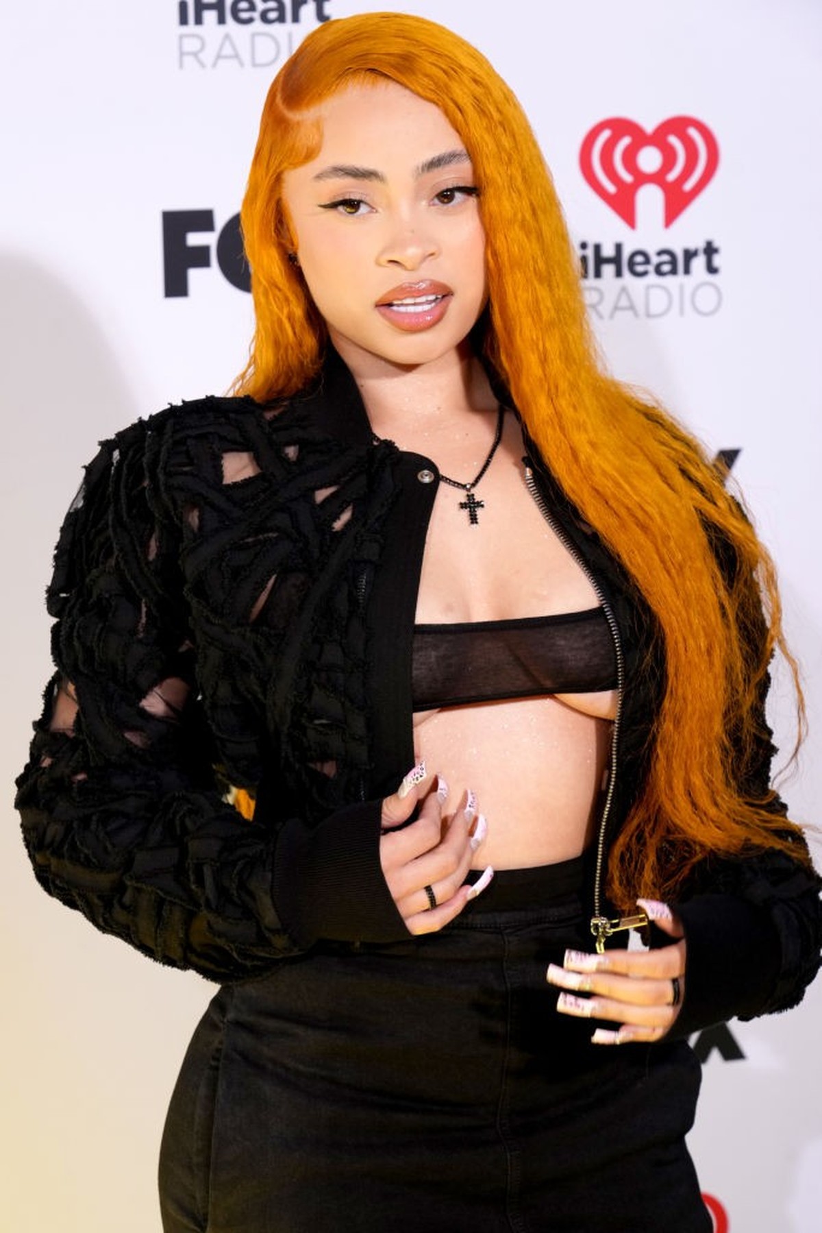 HOLLYWOOD, CALIFORNIA - APRIL 01: Ice Spice attends the 2024 iHeartRadio Music Awards at Dolby Theatre on April 01, 2024 in Hollywood, California. (Photo by Jeff Kravitz/FilmMagic)