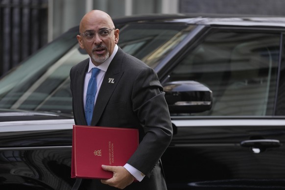 Nadhim Zahawi, Britain&#039;s Secretary of State for Education arrives at 10 Downing Street for a cabinet meeting where the cabinet were given details of the Spring Statement by the Rishi Sunak Chance ...