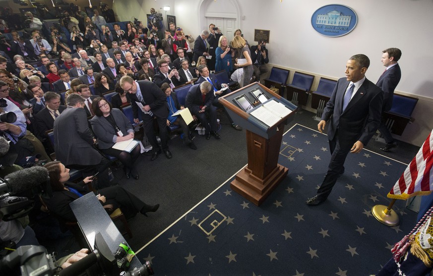 In seiner traditionellen Pressekonferenz zum Jahresende kritisierte US-Präsident Obama den Bückling von Sony.