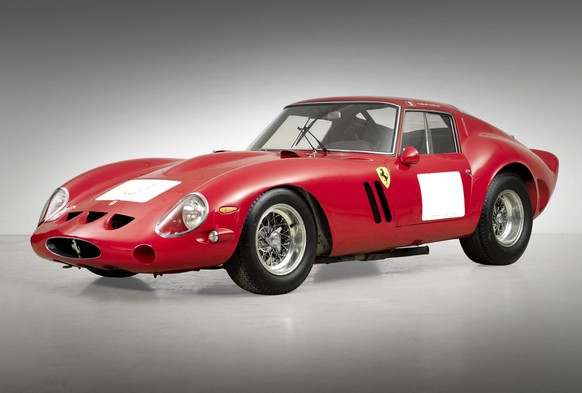 epa04354608 An undated handout image provided by Bonhams auction house in Monterey, USA on 15 August 2014 shows a 1962 Ferrari 250 GTO Berlinetta. The vintage sports car has been sold for the record a ...