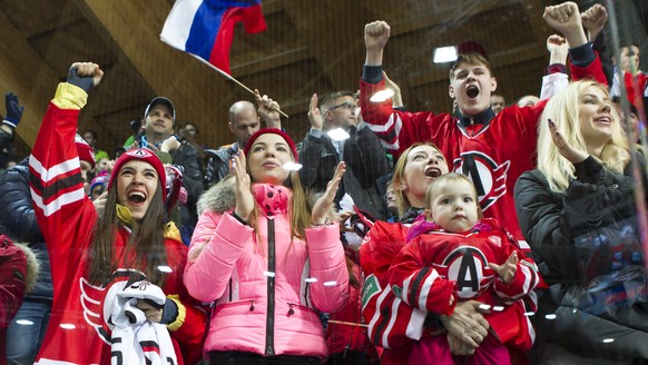 Anhänger von Jekaterinburg, dem russischen Vertreter 2015.