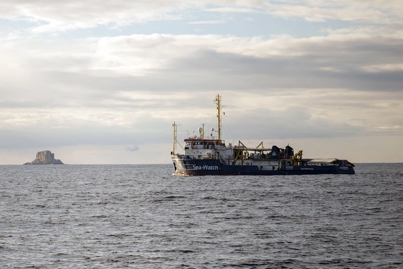 Die Sea-Watch-3 vor der Küste Maltas ist das letzte NGO-Rettungsschiff, das aktuell im Mittelmeer unterwegs ist.