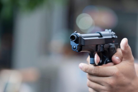 Polizist Waffe