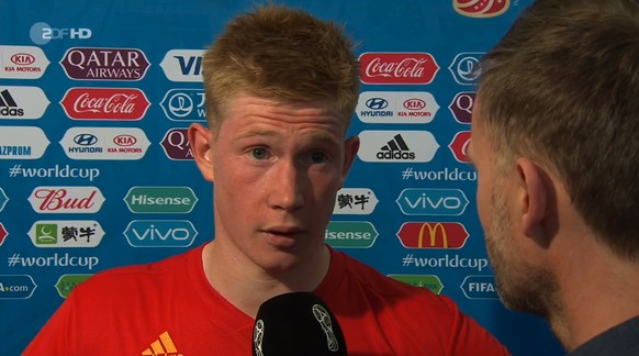 Kevin De Bruyne nimmt im ZDF-Interview kein Blatt vor den Mund.