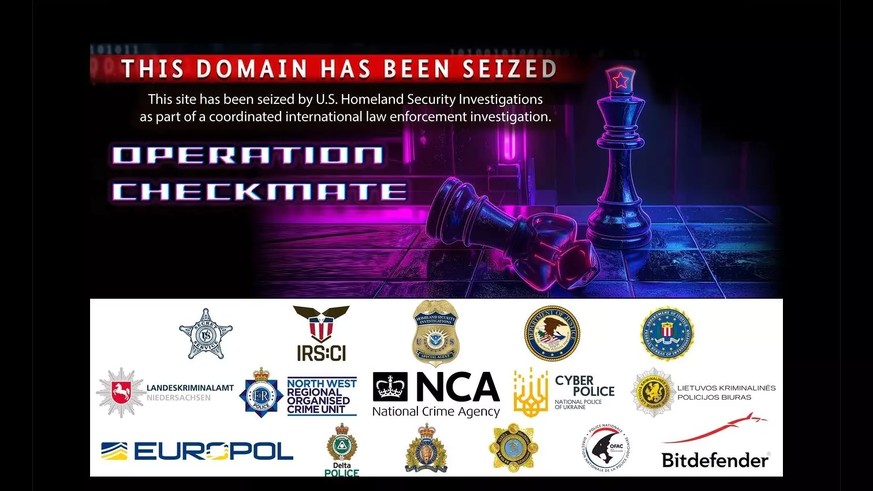 Strafverfolger beschlagnahmen die Domain der Erpresserbande Blacksuit.