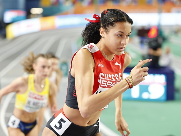 La Fribourgeoise Audrey Werro a bien conduit sa course dans la demi-finale du 800 m.