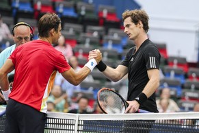David Ferrer (l.) besiegte Andy Murray vor zwei Tagen in der 3. Runde beim Tennis Masters in Shanghai.