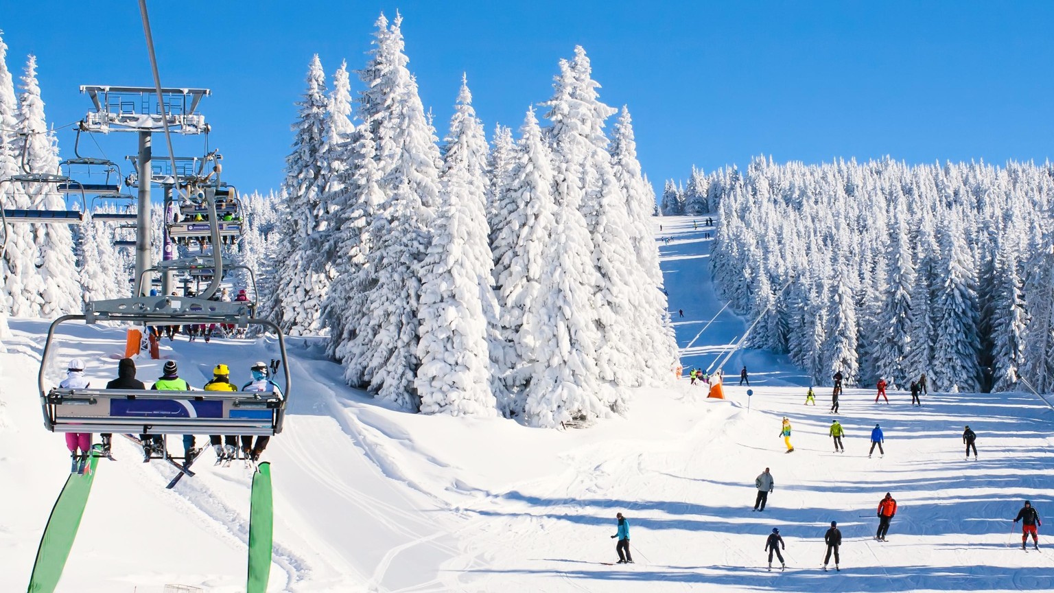 Sessellift Skipiste skifahren