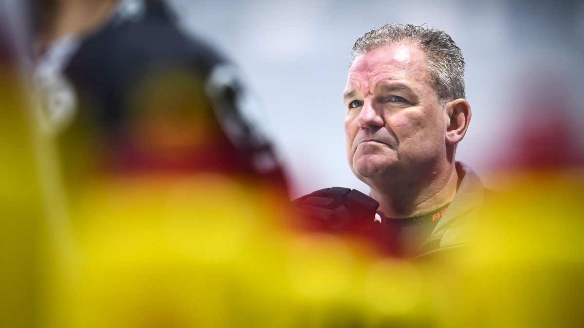 Le nouveau coach advisor du HC Fribourg Gotteron, Sean Simpson, est photographie lors d'un entrainement du HC Fribourg Gotteron, ce lundi 21 octobre 2019, dans la BCF Arena a Fribourg. (KEYSTONE/ ...