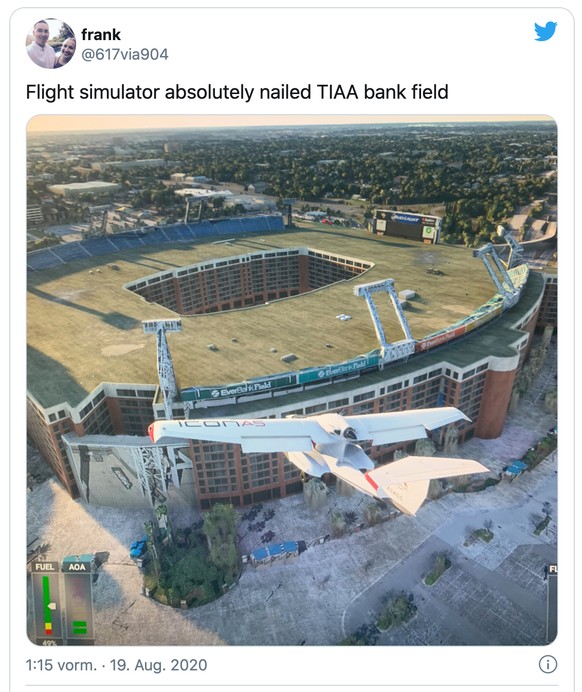 Kann in Florida überflogen werden, in Jacksonville.