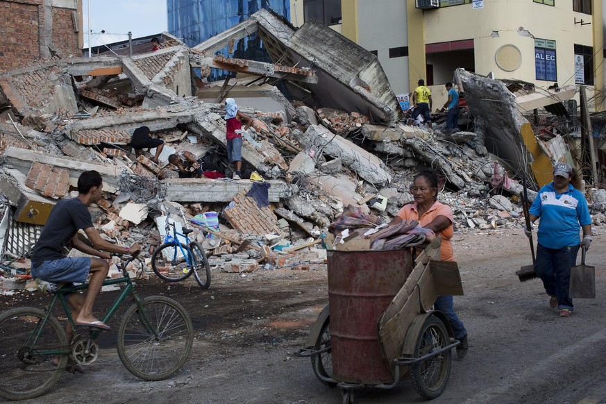 Wie im Krieg: Ein Bild der Zerstörung in Portoviejo.