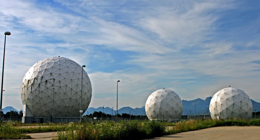 Abhörstation des BND in Bad Aibling, Bayern.