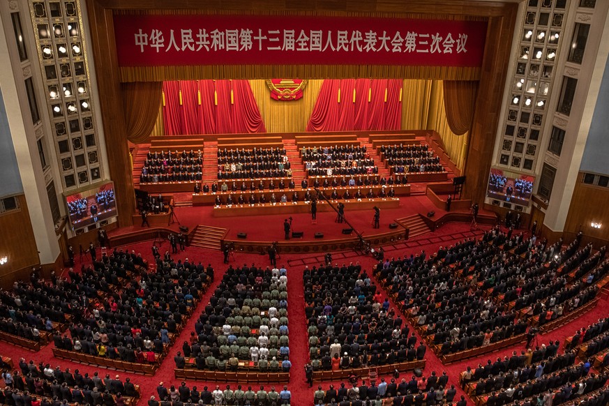 Harsche Töne beim Volkskongress in Peking