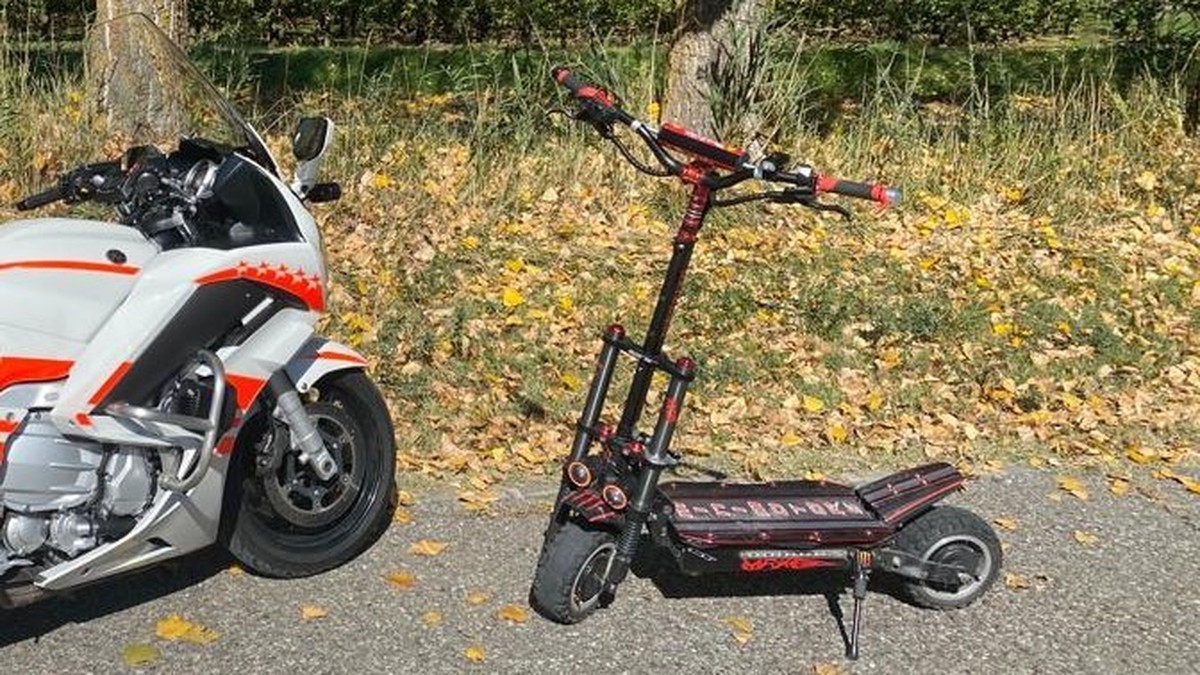 Une trotinette électrique saisie en Valais par la police.